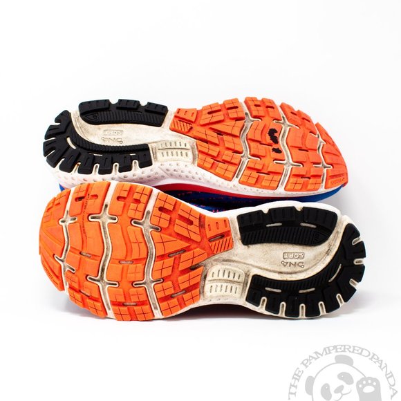 Brooks Ghost 13 Running Shoe Blue Orange Athletic Sneakers Lace Up Womens Size 8 - Picture 5 of 5